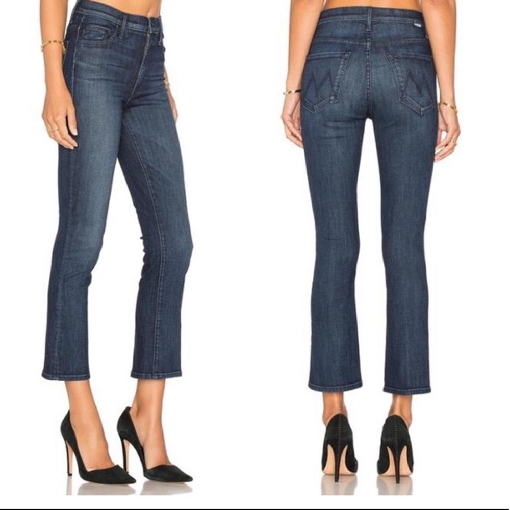 MOTHER Jeans Insider Crop Twilight Magic Crop 27